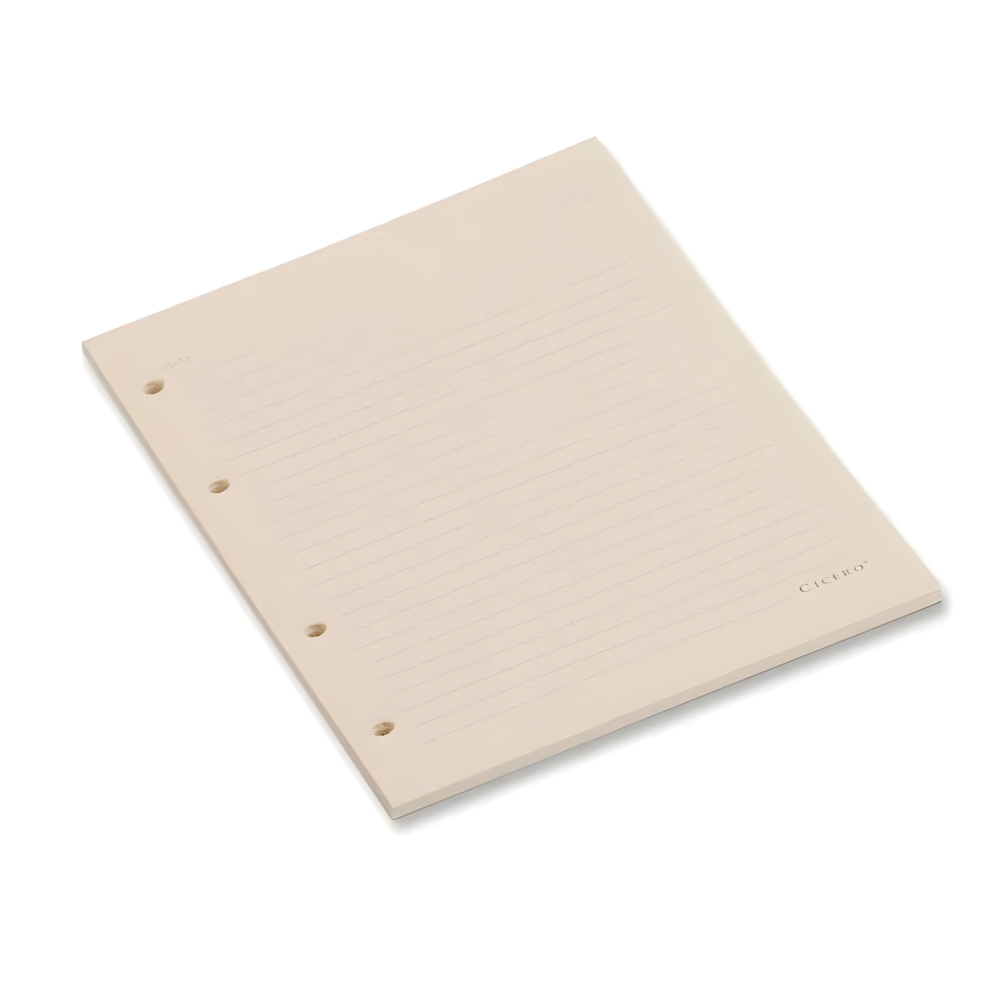 Refil Caderno Criativo Cicero Office 17x24cm Pólen Pautado 40 Folhas