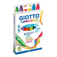 Estojo de Canetinha Giotto Turbo Giant 6 Cores Fluorescente F433000