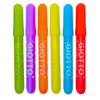 Estojo de Canetinha Giotto Turbo Giant 6 Cores Fluorescente F433000