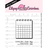 Mini Carimbo Grade para Artesanato e Scrapbook Planner - Lilipop