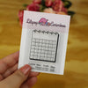 Mini Carimbo Grade Scrapbook Planner - Lilipop