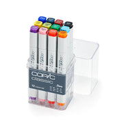 Estojo Marcador Copic Classic Ponta Dupla com 12 Cores Básicas