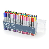 Estojo Marcador Copic Ciao Ponta Dupla Mod.B com 72 Cores