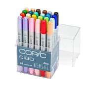 Estojo Marcador Copic Ciao Ponta Dupla com 24 Cores