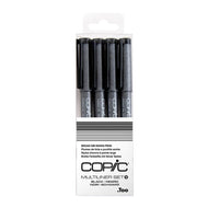 Estojo Caneta Copic Multiliner Black B Broad com 4 Pontas