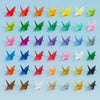 Papel Dobrável Origami 120 Folhas 50 Cores 10x10cm - 001020 - Miwa