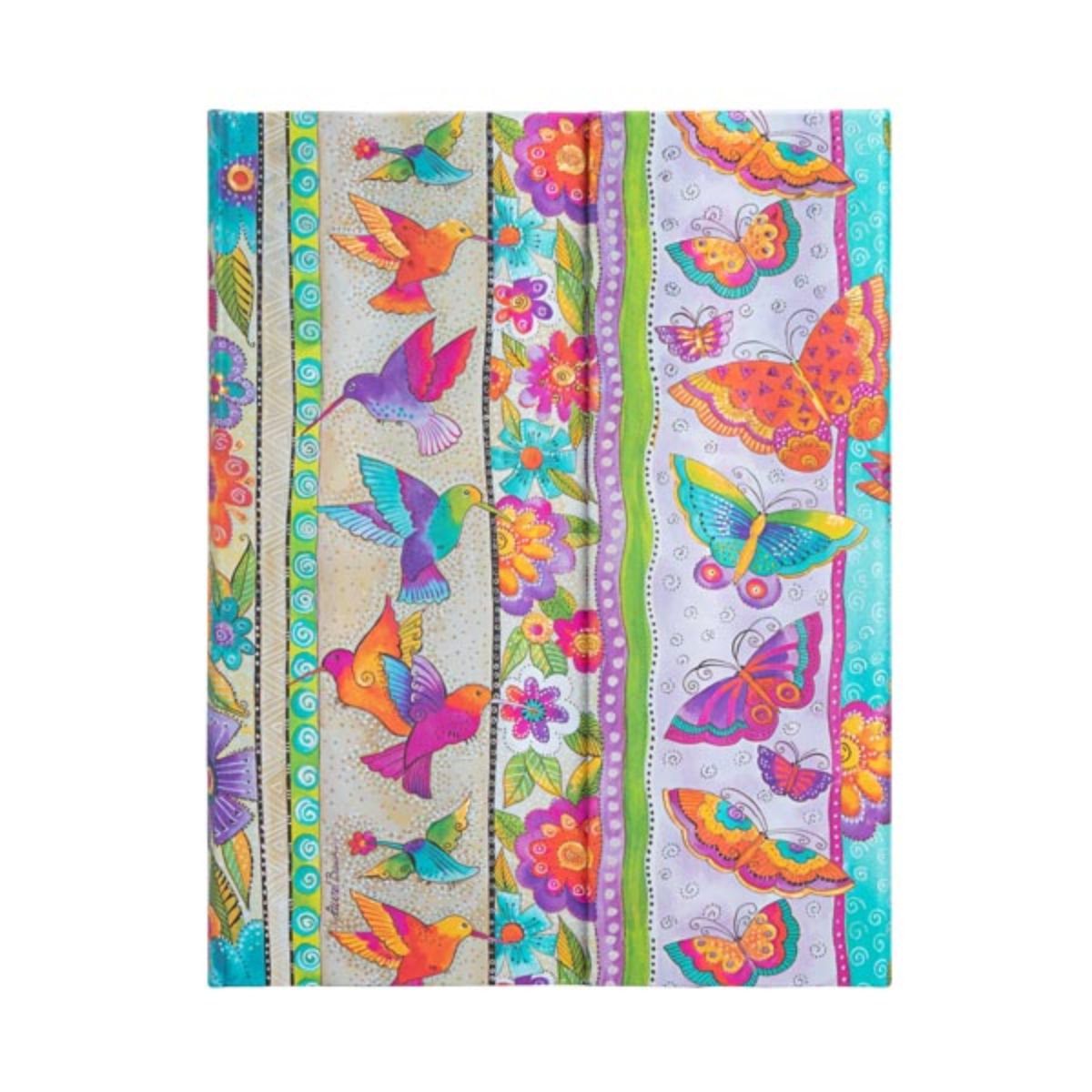 Caderno Paperblanks Hummingbirds Capa Dura Ultra 120g/m² 18x23cm 144 Páginas com Pauta - Pb7251-5