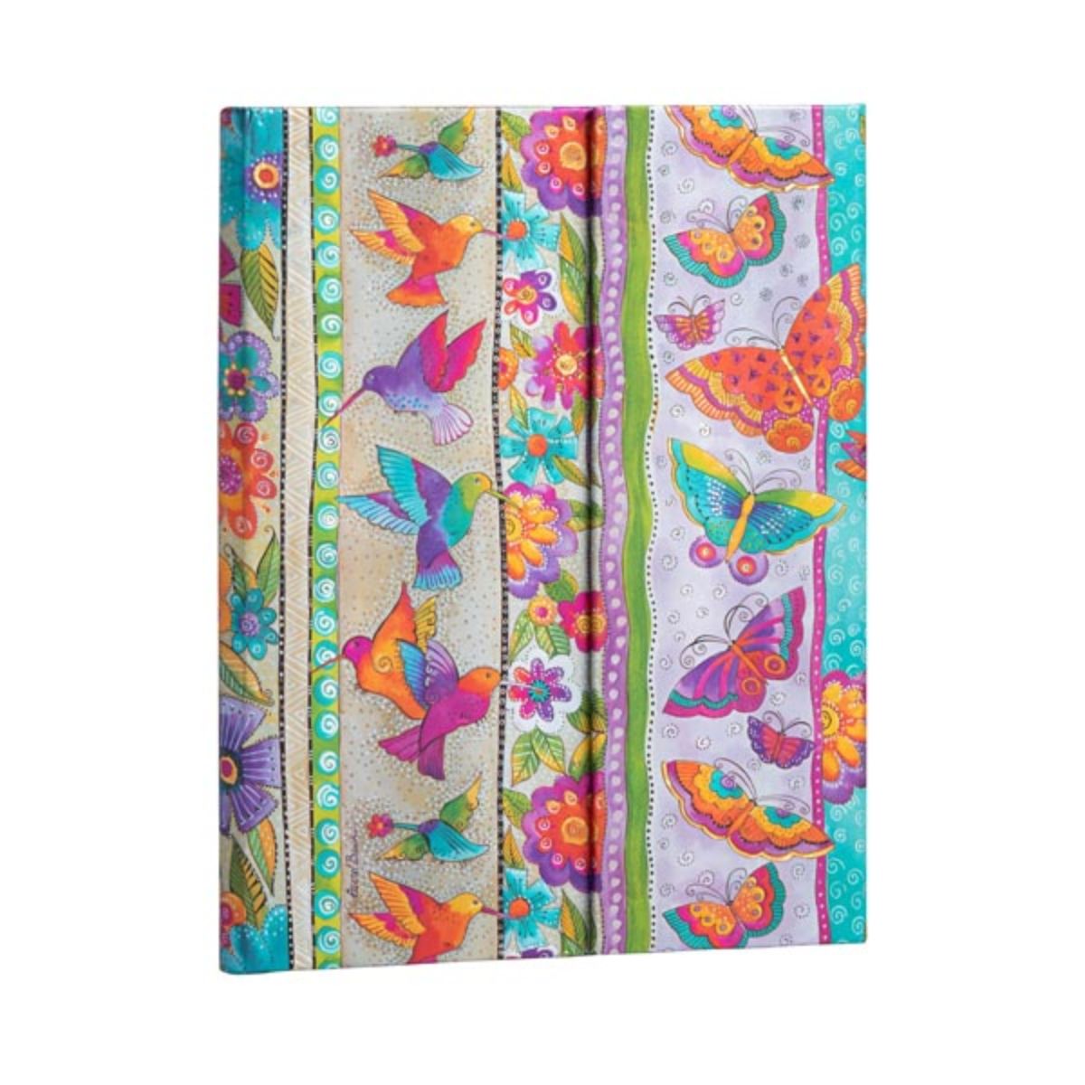 Caderno Paperblanks Hummingbirds Capa Dura Ultra 120g/m² 18x23cm 144 Páginas com Pauta - Pb7251-5