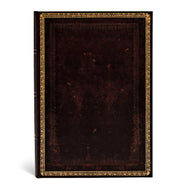 Caderno Paperblanks Black Moroccan Capa Dura Ultra 120g/m² 18x23cm 144 Páginas com Pauta - Pb6838-6