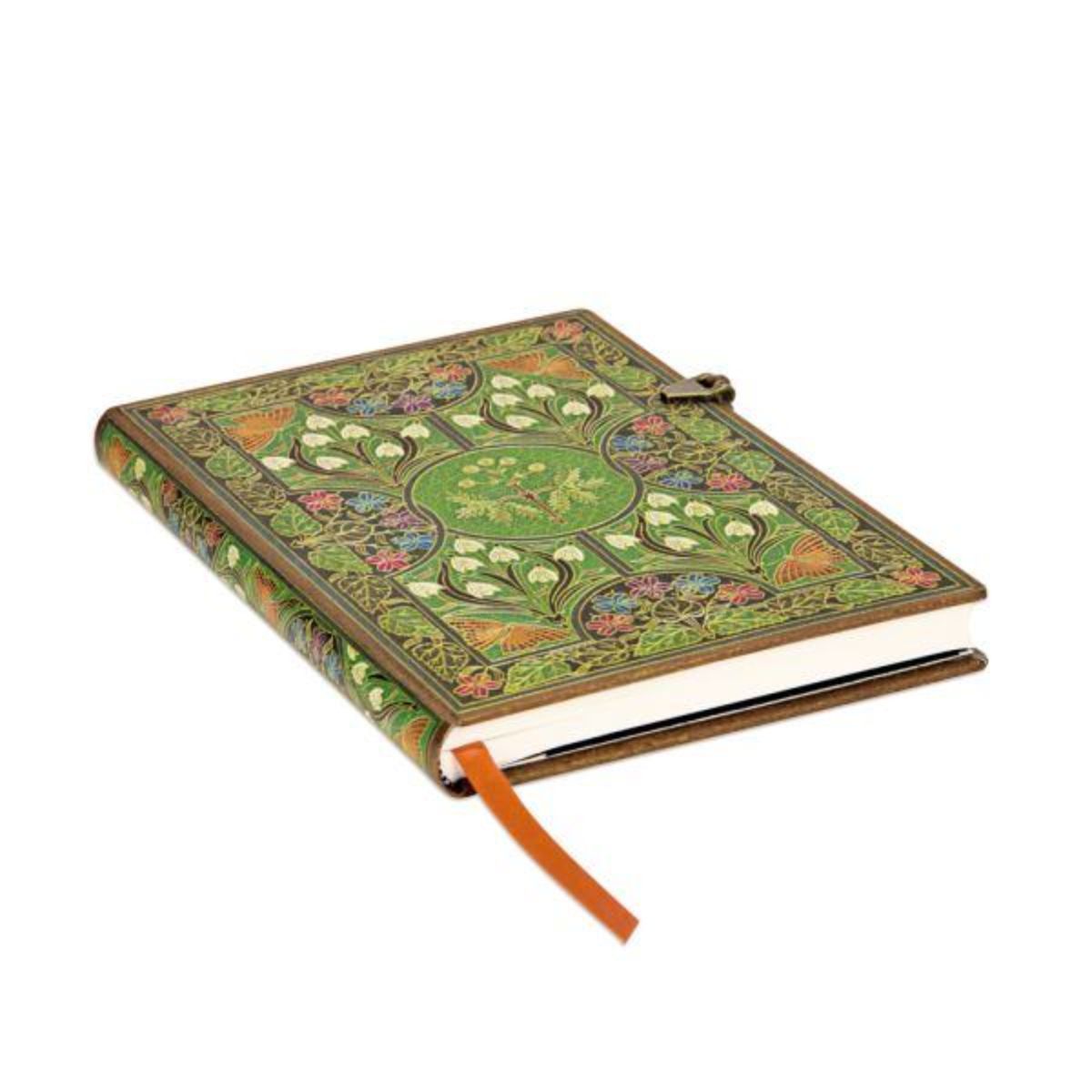 Caderno Paperblanks Poesia em Flor Capa Dura Midi 120g/m² 13x18cm 144 Páginas com Pauta - Pb4614-1
