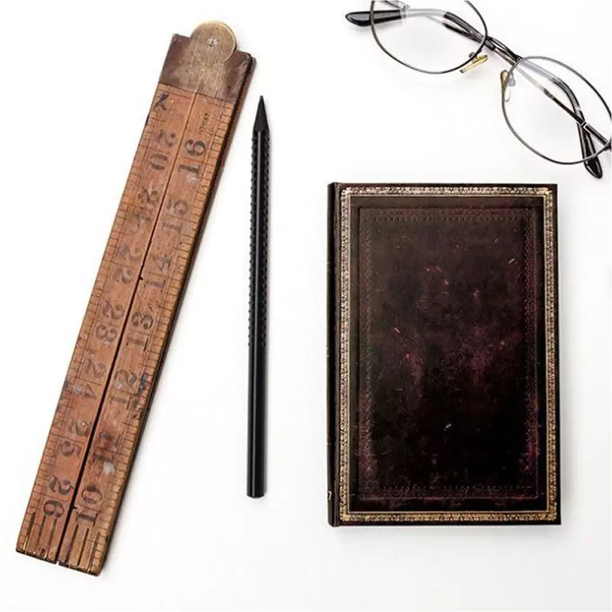 Caderno Paperblanks Black Moroccan Capa Dura Midi 120g/m² 13x18cm 144 Páginas com Pauta - Pb3519-0