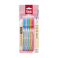 Kit Caneta Esferográfica Holic Fof Candy com 5 Cores - Tris