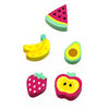 Pote Mini Borracha Escolar Fantasia Frutas com 20 Unidades - Cis