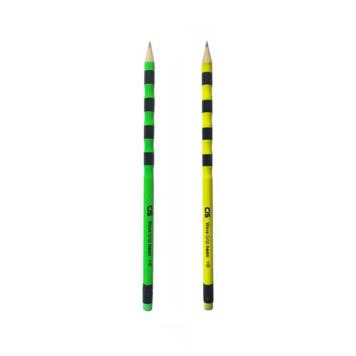 Lapis de Grafite Wave Grip Neon Hb com Borracha - Cis