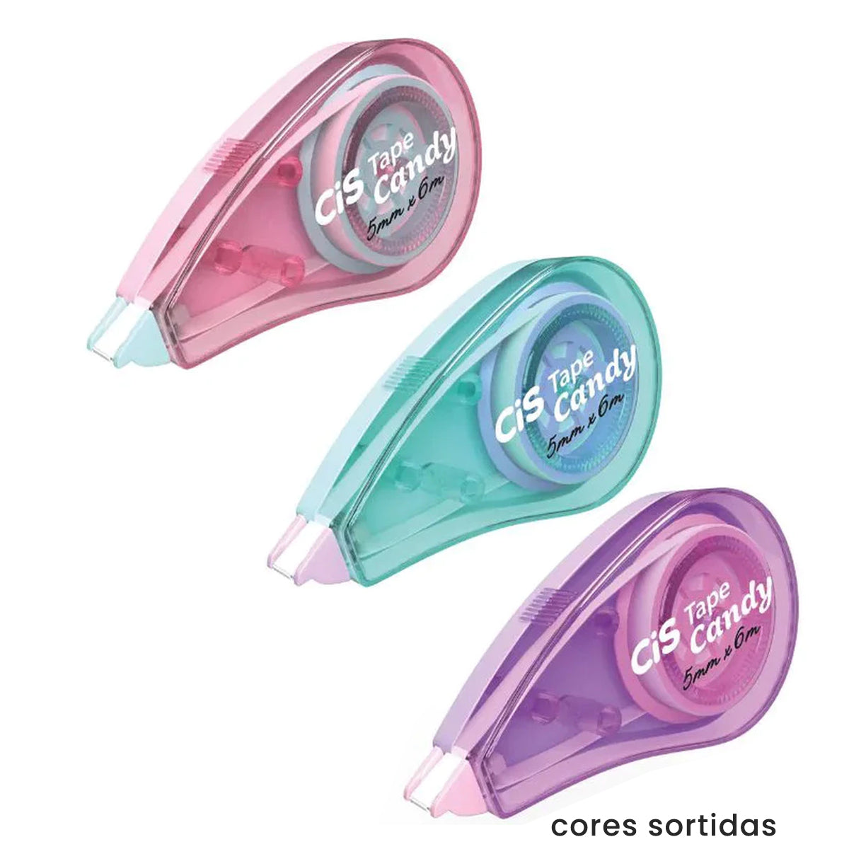 Fita de Corretiva Tape Candy 5mmx6mt - Cis
