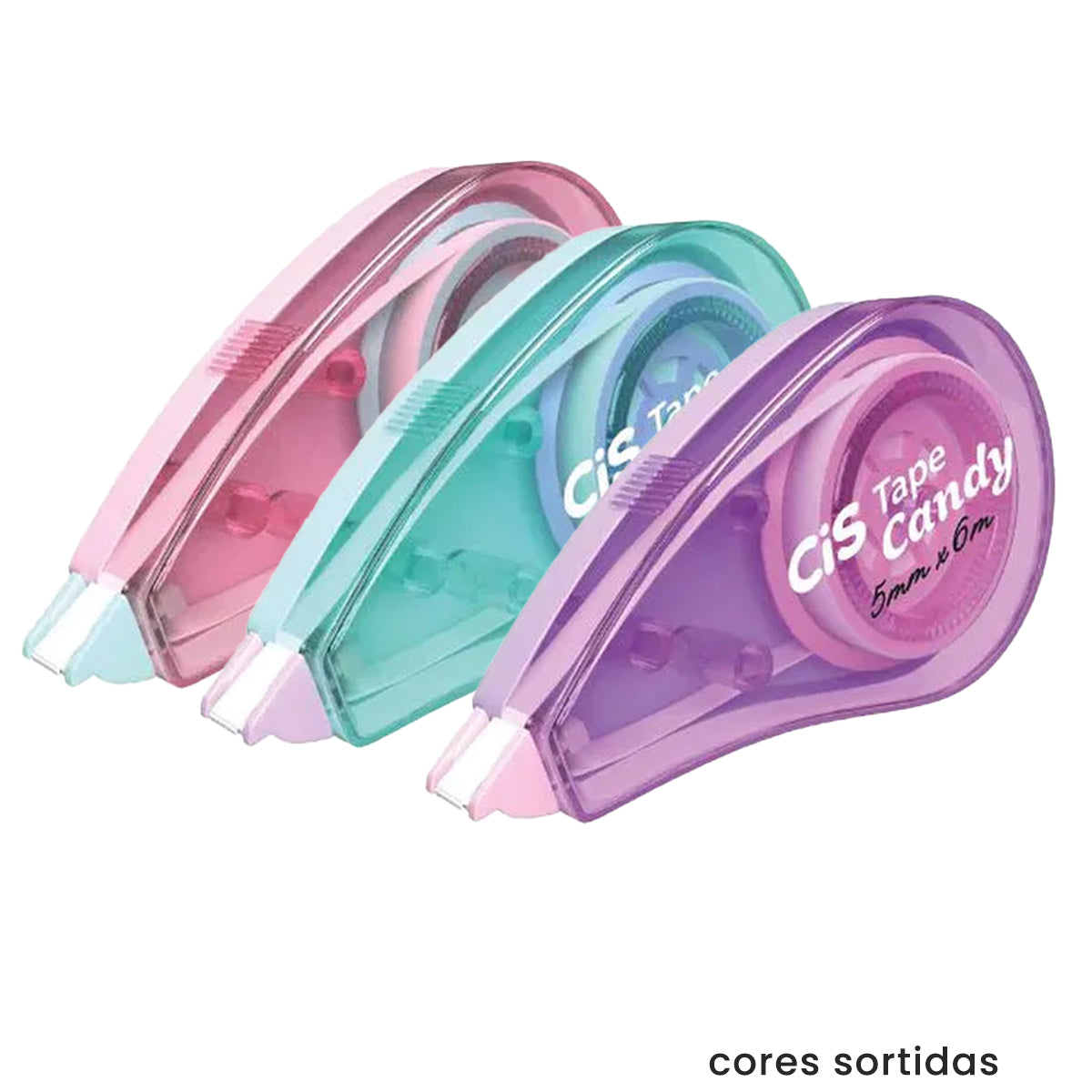 Fita de Corretiva Tape Candy 5mmx6mt - Cis