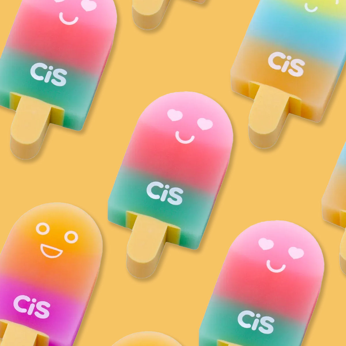 Borracha Escolar Fantasia Picole - Cores Sortidas - Cis