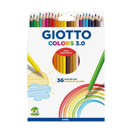 Estojo de Lápis de Cor Giotto Colors 3.0 36 Cores F278300sa