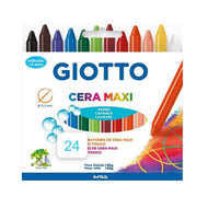 Estojo de Giz de Cera Giotto Maxi 24 Cores 202203es