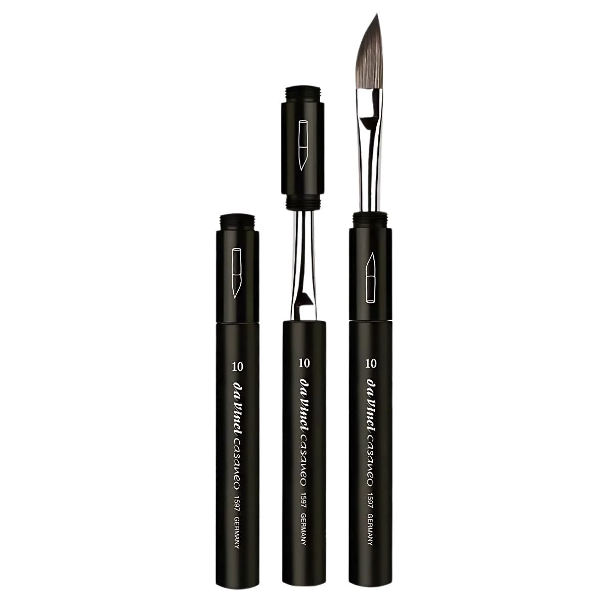 Pincel da Vinci Casaneo Chanfrado Travel Brush 1597tp-10