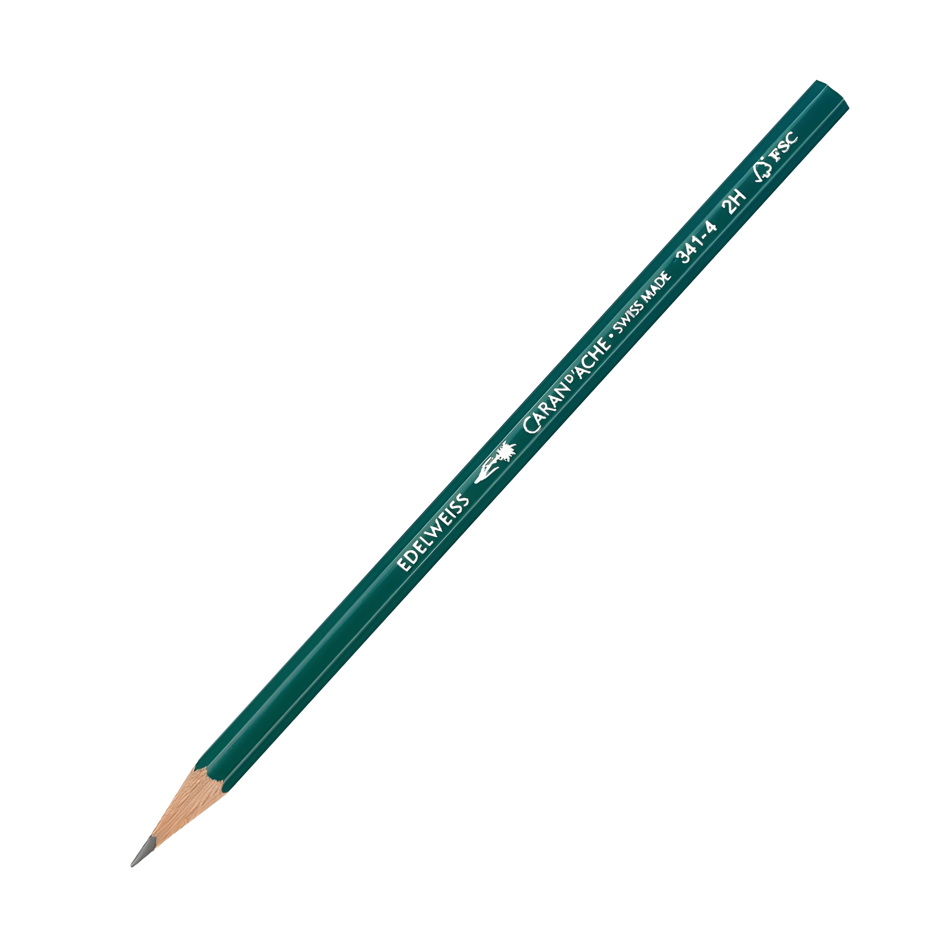 Kit Lápis Grafite Caran D'ache Edelweiss 2h com 4 Unidades
