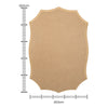 Placa Trabalhada Pequena Mdf Cru 16,5x16,5cm 9mm