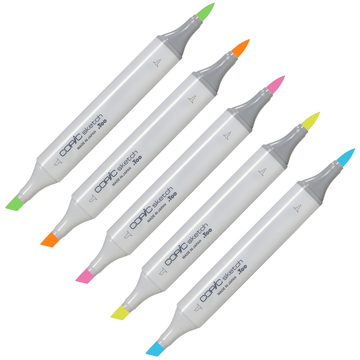 Caneta Marcador Copic Ciao Ponta Dupla Tons Fluorescentes