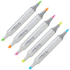 Caneta Marcador Copic Ciao Ponta Dupla Tons Fluorescentes