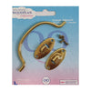 Ferragem Alça Baú Oval Dourado F1555 - Woodplan