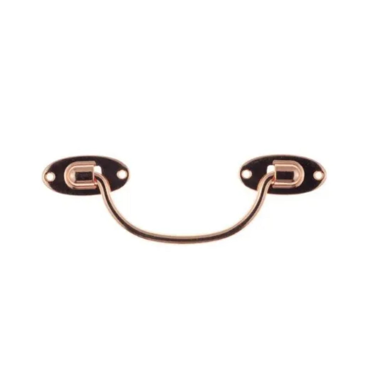 Ferragem Alça Baú Oval Rose Gold F1554 - Woodplan