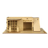 Posto de Gasolina Pequeno Mdf Cru W4032 - Woodplan