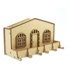 Casinha Mdf Cru Porta-chaves Porta-cartas Casinha a Laser Chaveiro W4014 - Woodplan