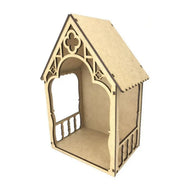 Peça Mdf Cru Coreto/palanque Liso 17x24x10,5cm W4011 - Woodplan