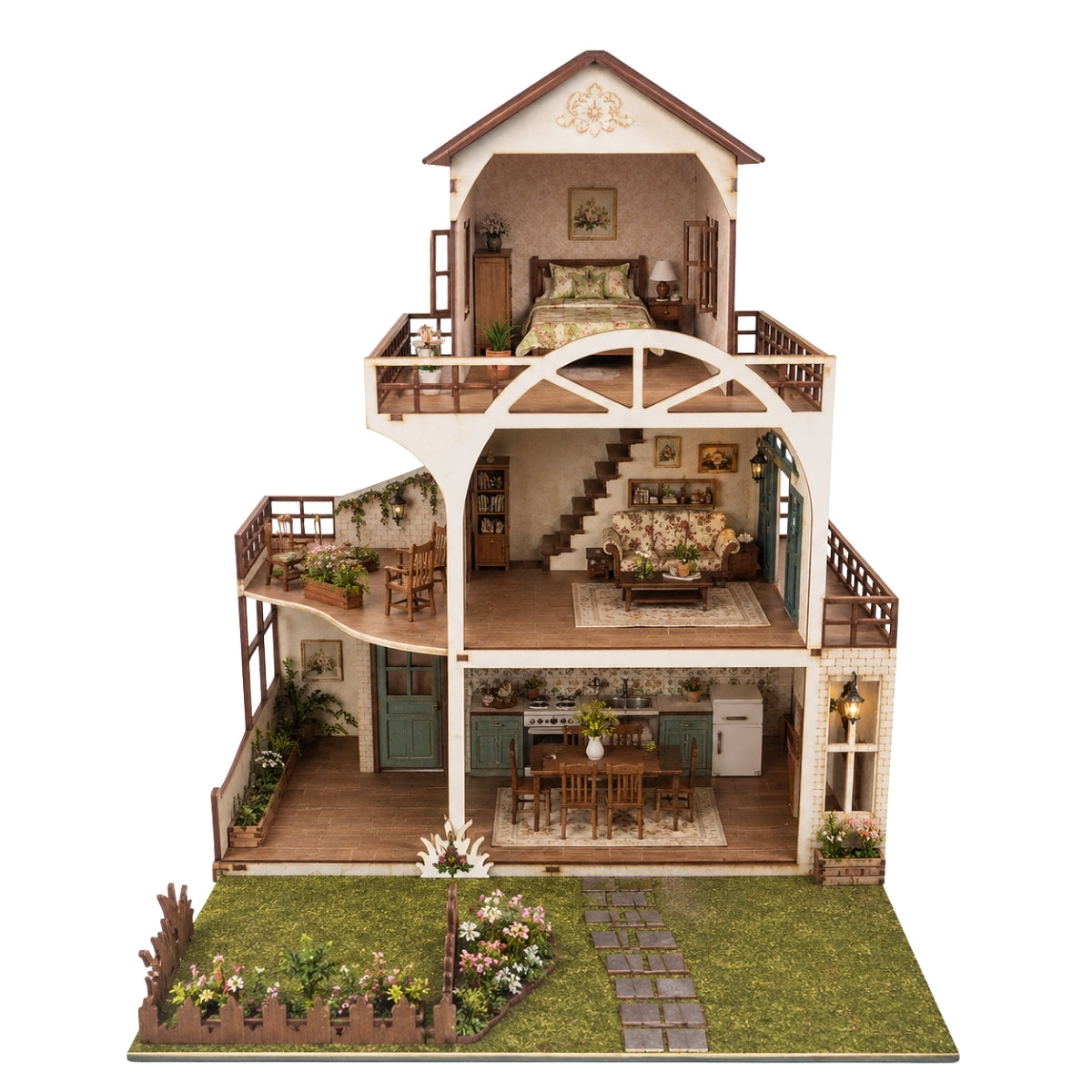 Casinha Mdf Cru Tradicional W4002 - Woodplan