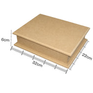 Caixa Joia Mdf Cru 32x22x6cm com 24 Cavidades