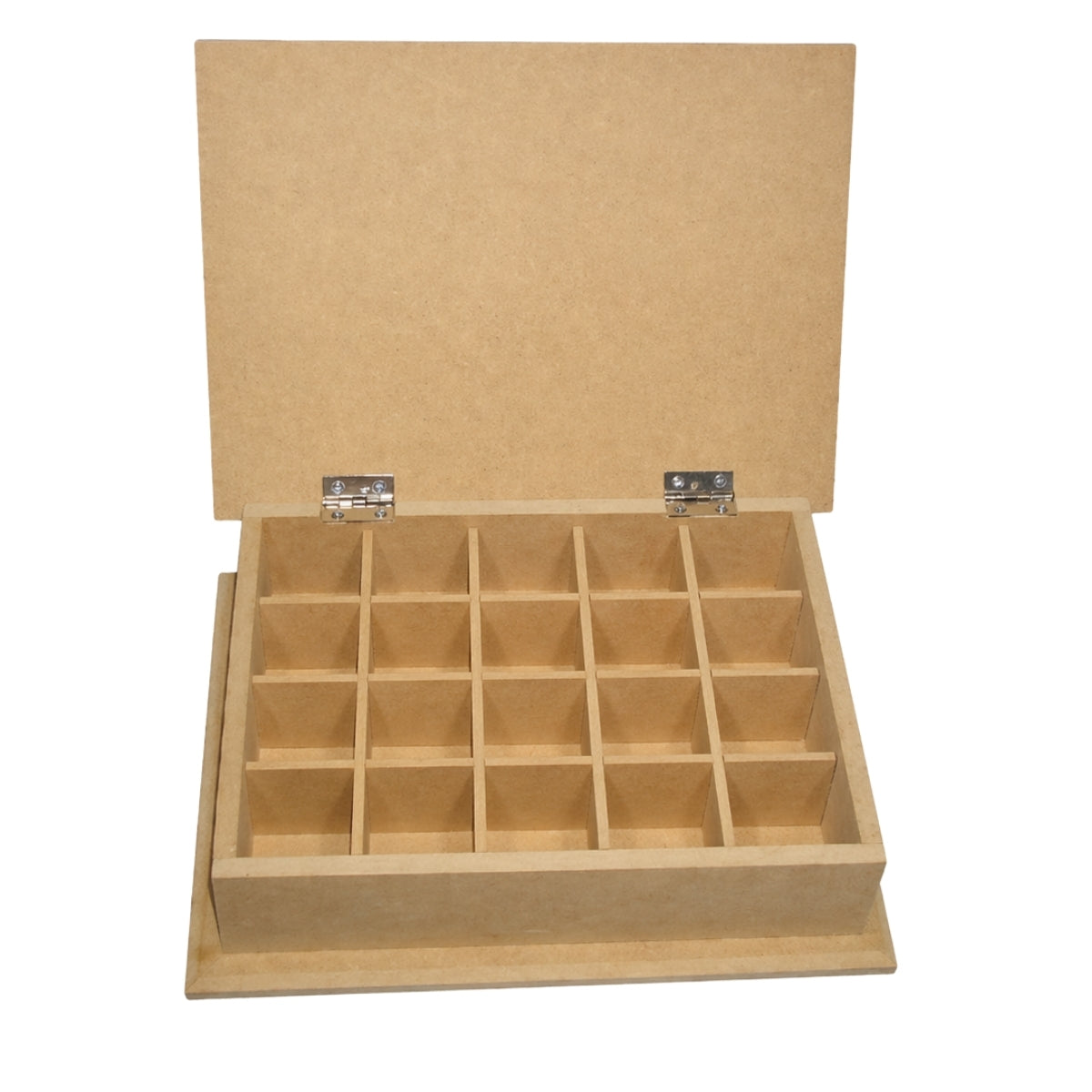 Caixa Joia Mdf Cru 32x22x6cm com 24 Cavidades