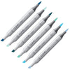 Caneta Marcador Copic Ciao Ponta Dupla Tons de Azul - B, BG e BV