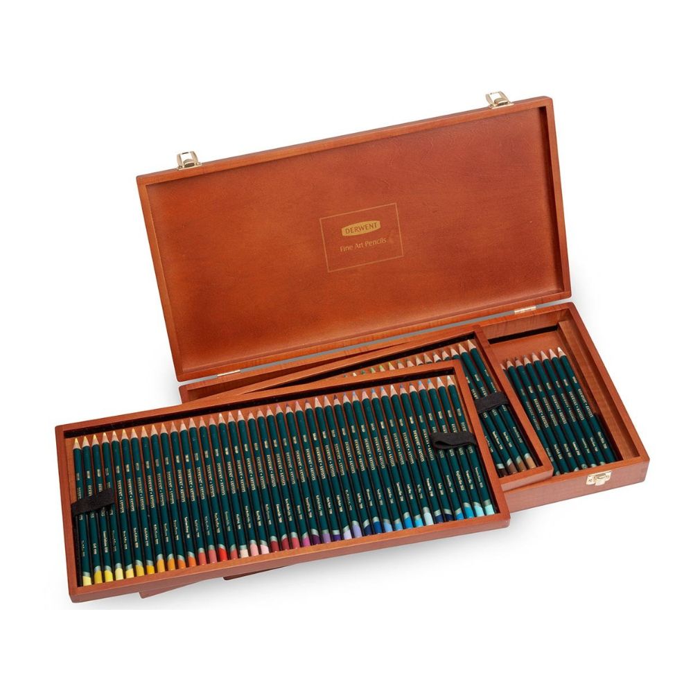 Estojo Lápis de Cor Permanente com 120 Cores - Derwent Artists  