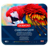 Estojo Lápis de Cor Permanente Chromaflow com 48 Cores - Derwent  