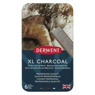 Estojo Carvão Vegetal Xl com 6 Cores - Derwent