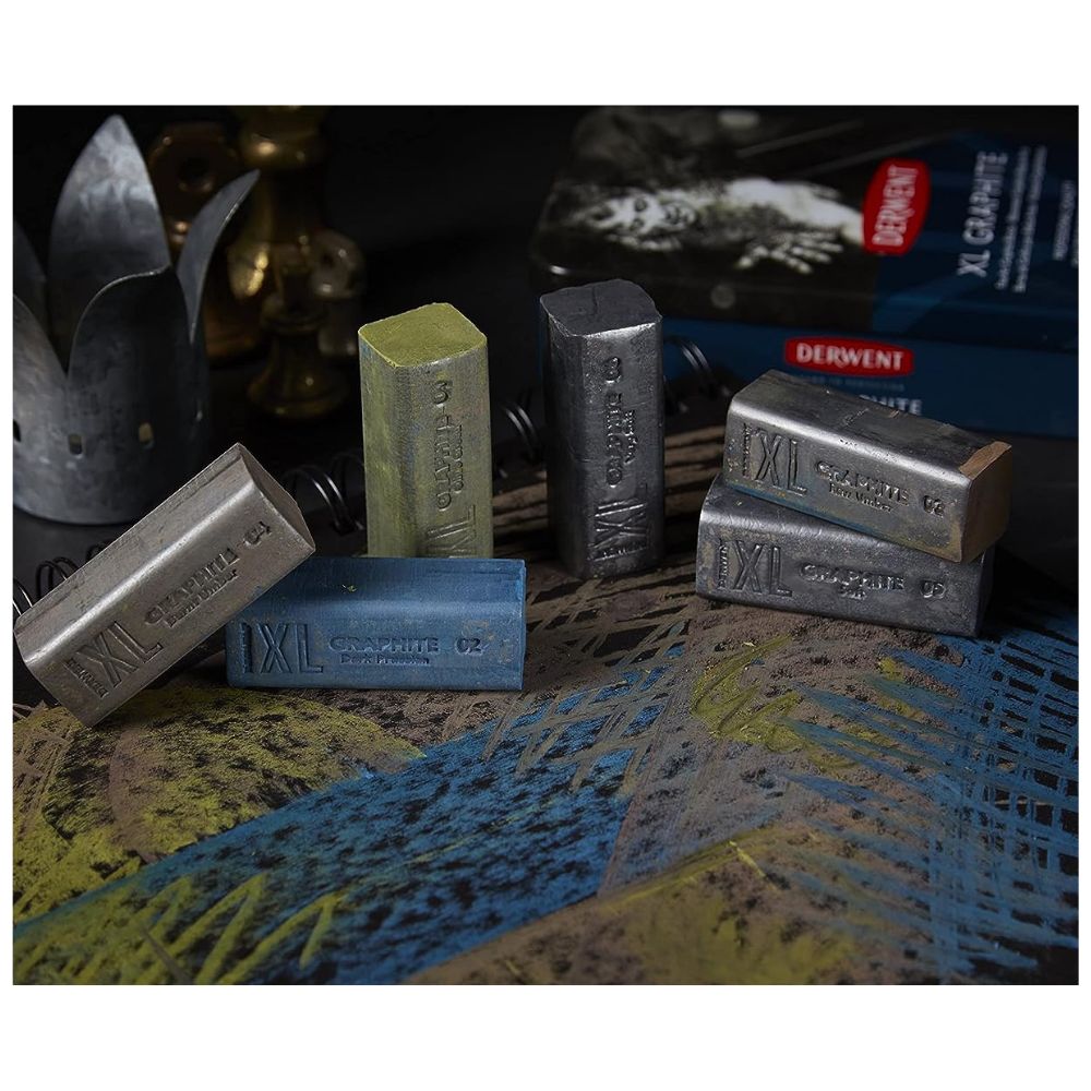 Estojo Grafite Xl com 6 Cores - Derwent  