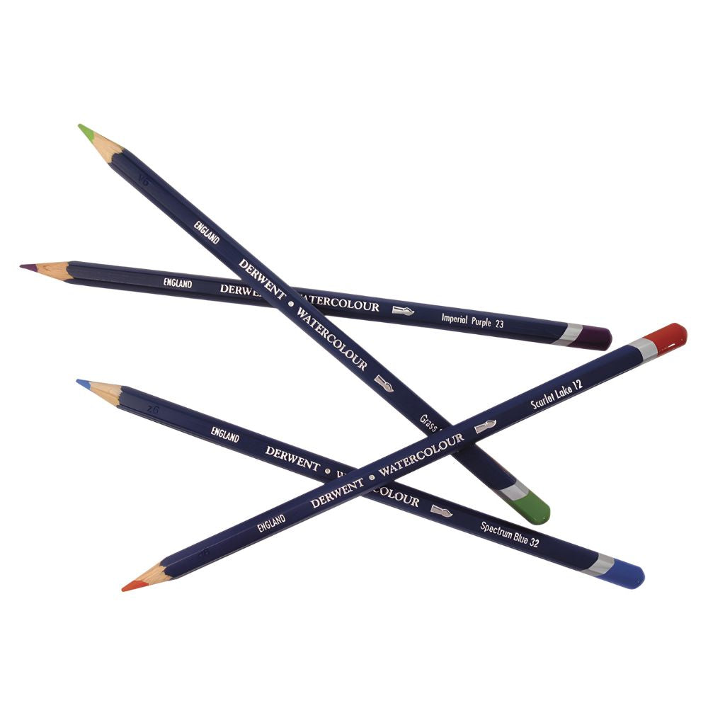 Estojo Lápis de Cor Aquarelável Watercolour com 12 Cores - Derwent  