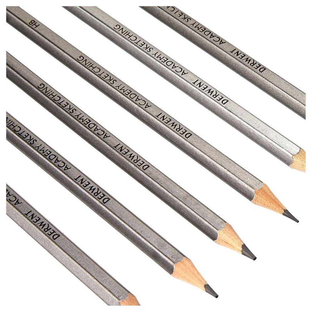 Estojo para Desenho Sketching com 19 Peças - Derwent Academy  