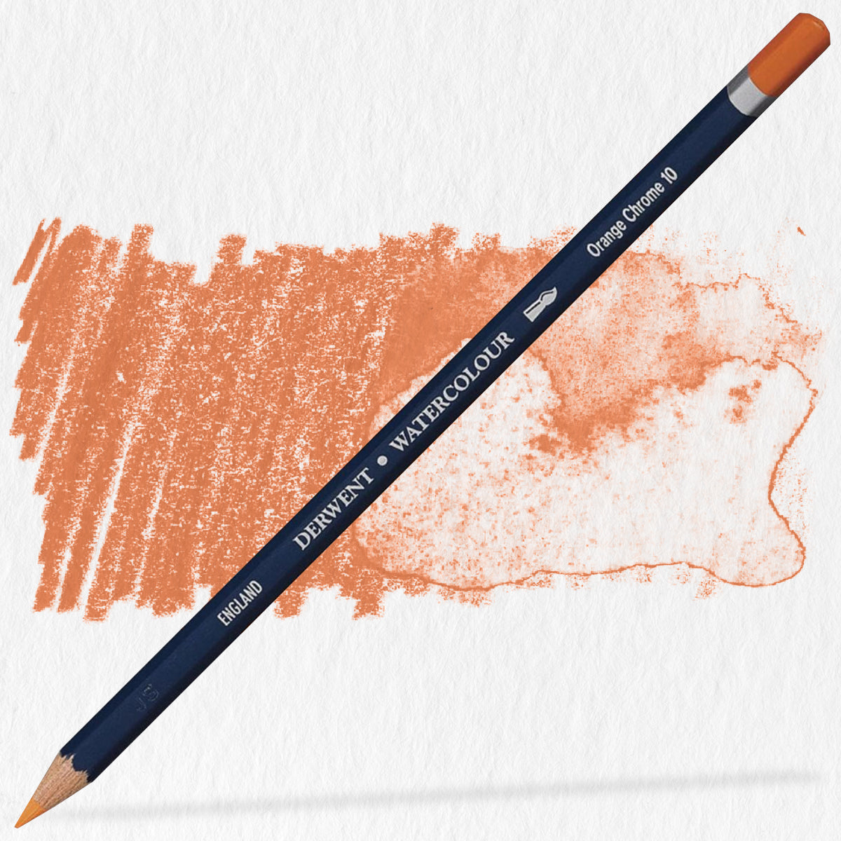 Lápis de Cor Aquarelável Watercolour - Orange Chrome - Derwent  