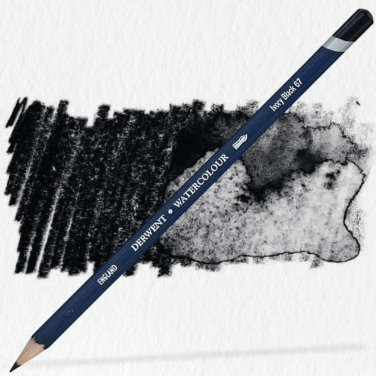 Lápis de Cor Aquarelável Watercolour - Ivory Black - Derwent  