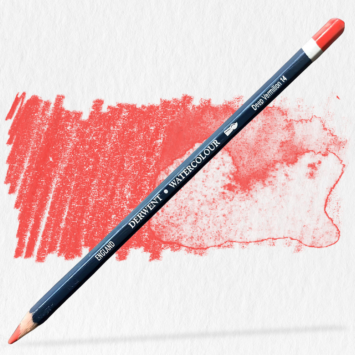 Lápis de Cor Aquarelável Watercolour - Deep Vermilion - Derwent  
