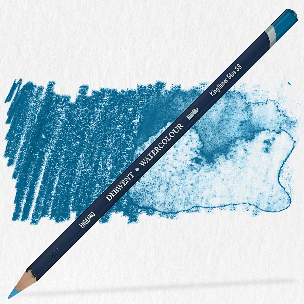 Lápis de Cor Aquarelável Watercolour - Kingfisher Blue - Derwent  