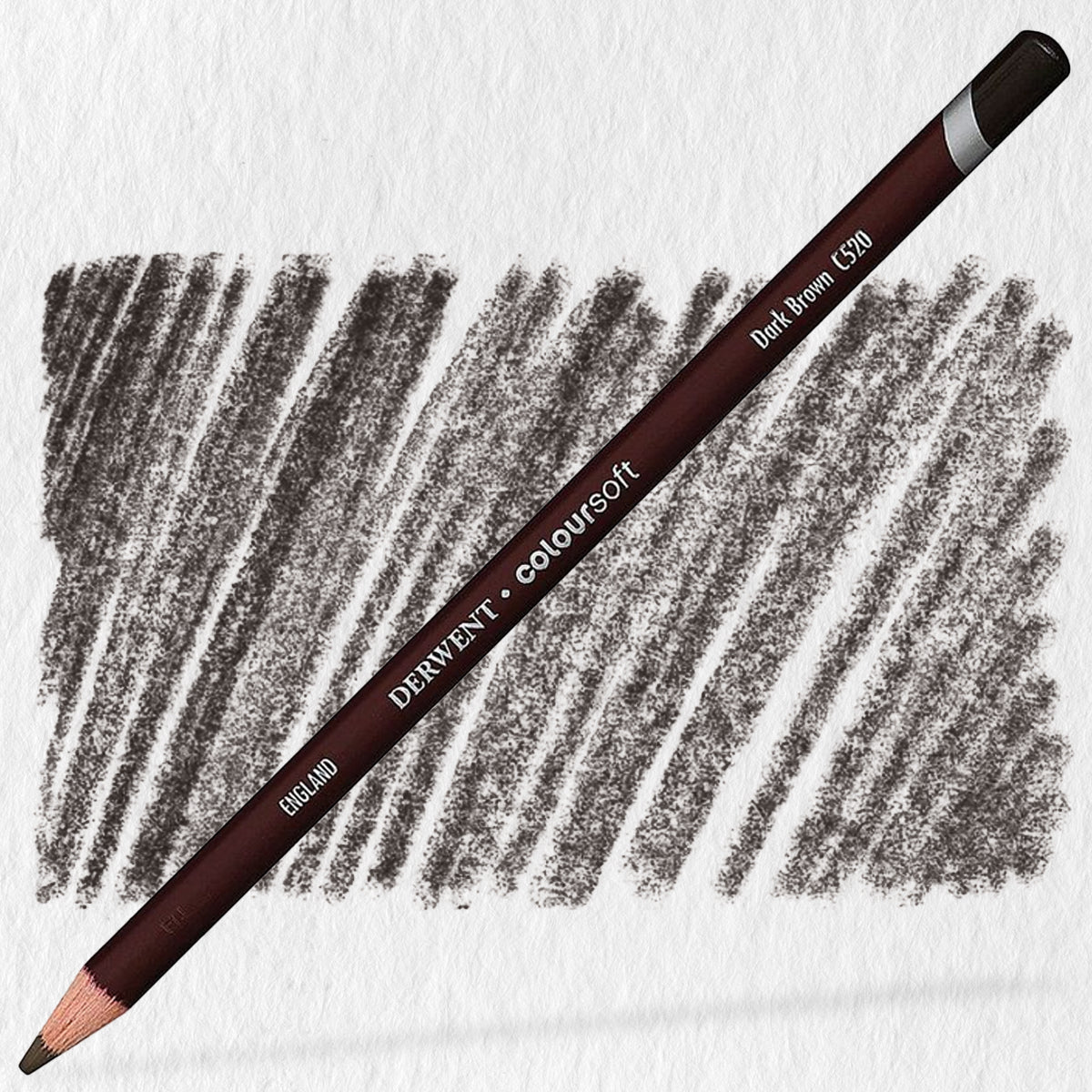 Lápis de Cor Coloursoft C520 - Dark Brown - Derwent  