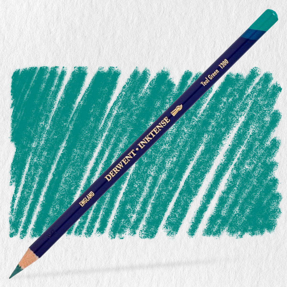 Lápis de Cor Aquarelável Inktense 1300 - Teal Green - Derwent  