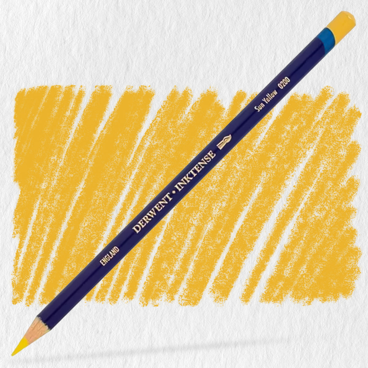 Lápis de Cor Aquarelável Inktense 0200 - Sun Yellow - Derwent  